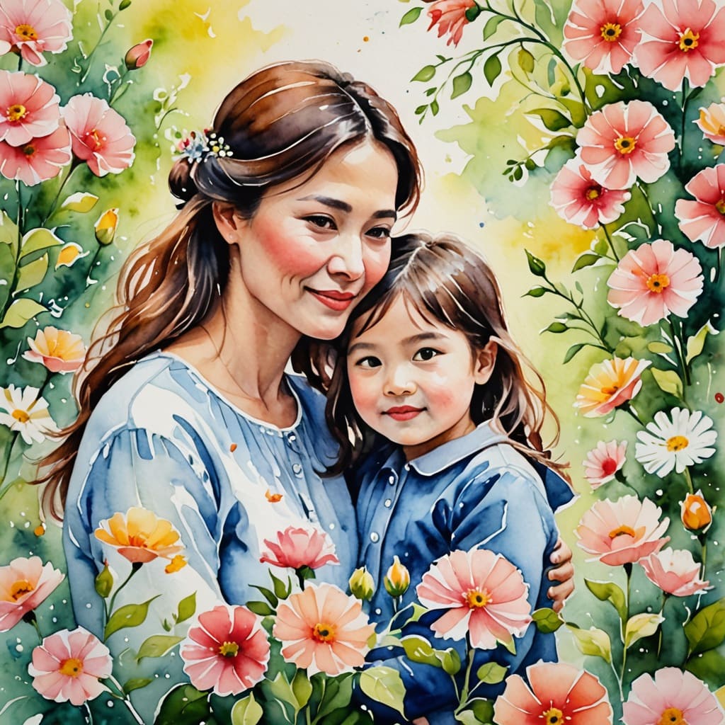 母親節祝福圖案
